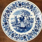Lot de 2 assiettes Delft