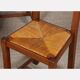 Suite de 4 chaises en bois des années 1960