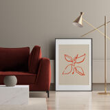 Botanical illustration giclee print, 50x70