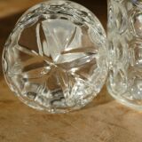 1970s whisky carafe made of solid glass