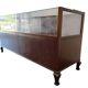 Vintage wooden shop counter/display case.