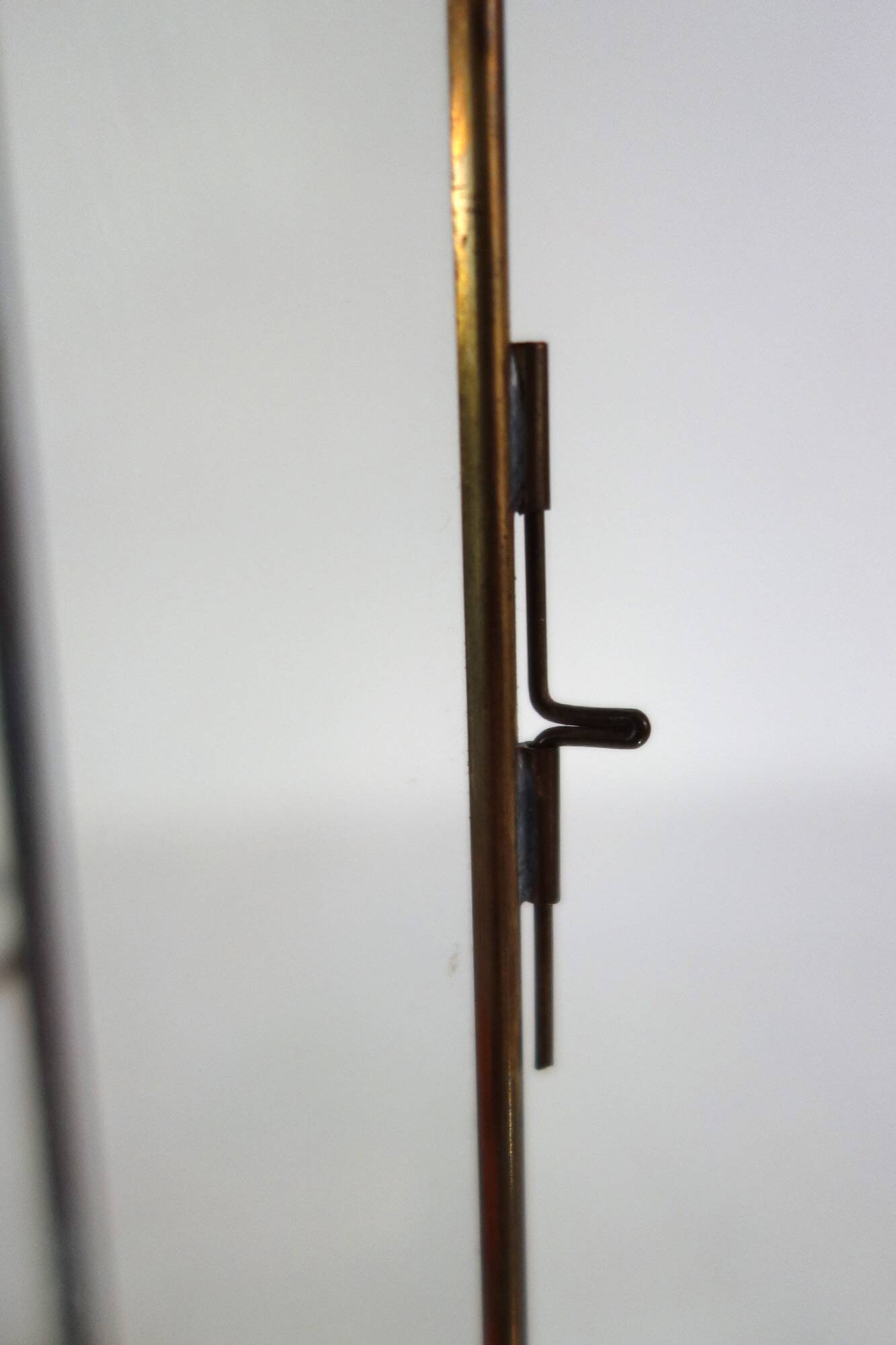 Vitrine Murale Vintage Verre Et Laiton