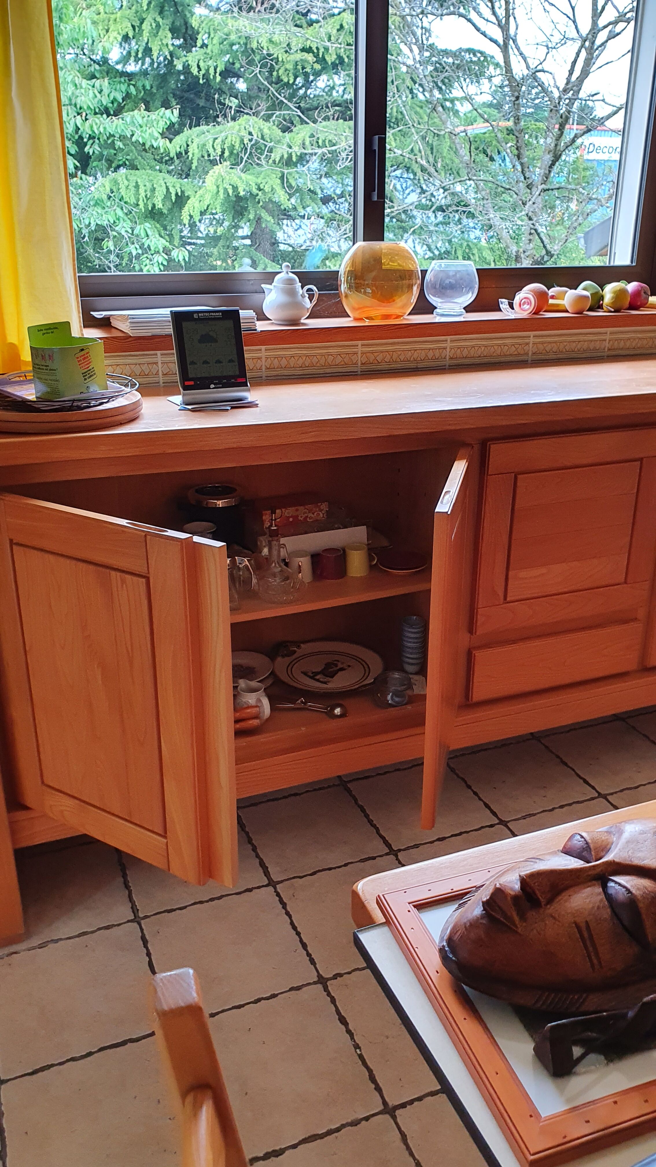 Brutalist 1970s sideboard