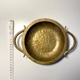 Plateau en laiton antique