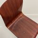 Vintage Galvanitas mahogany and chrome workshop chairs