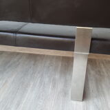 Leather office bench