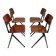 Set of 4 Galvanitas S17 chairs by Paul Philipsen, 1965