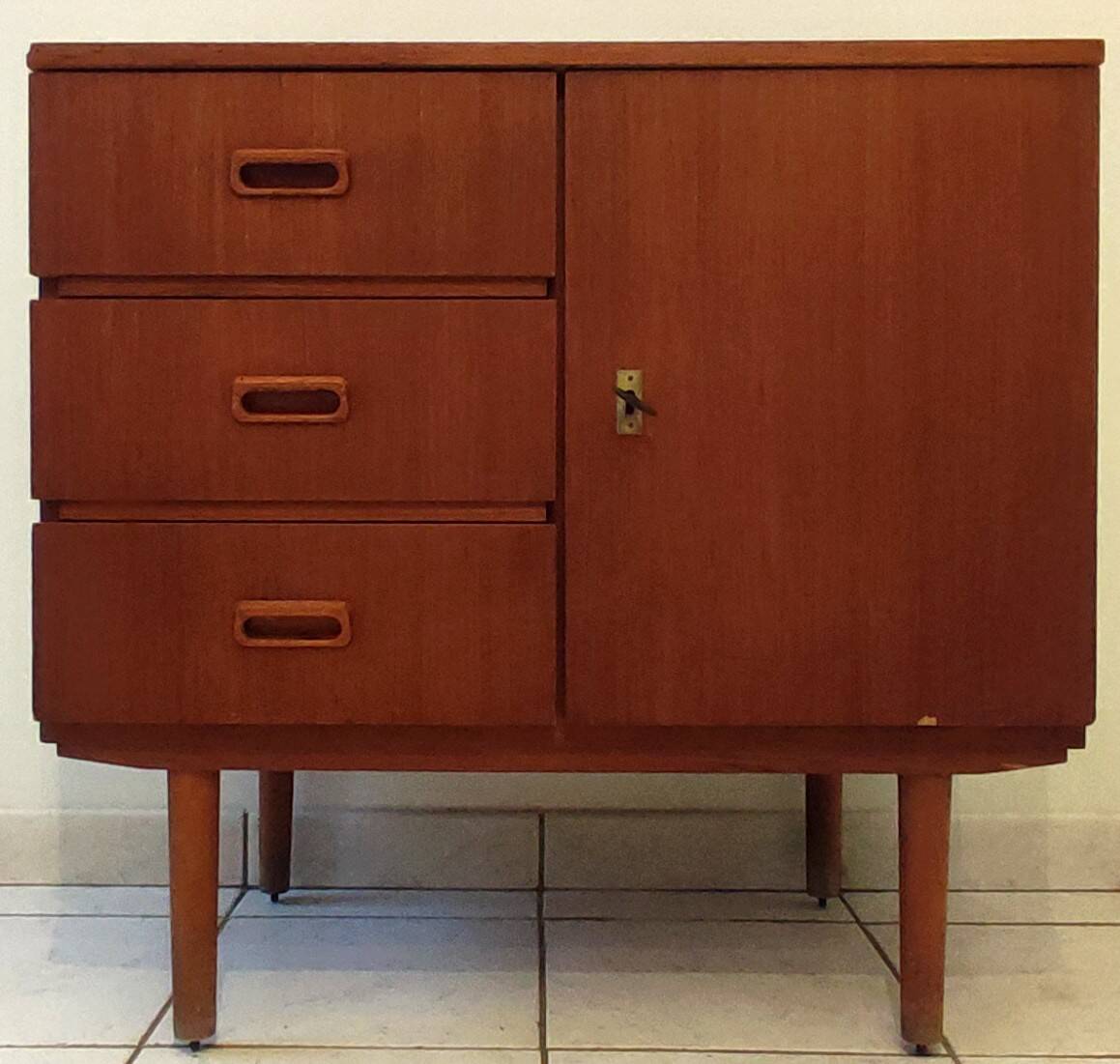 Small Scandinavian style sideboard 1960