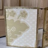 folding triptych mirror Napoleon III genre scene