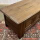 19th century Breton oak storage bench