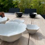 Set of 6 flower bowls