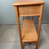 Rattan console