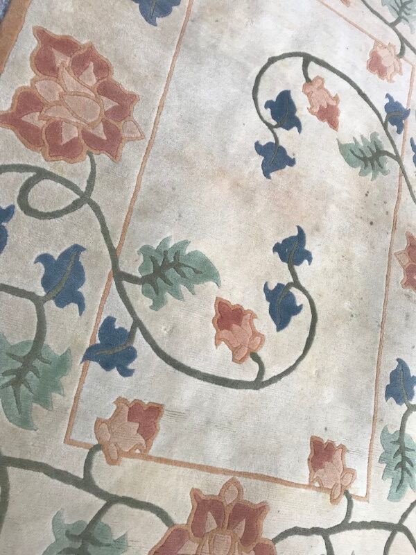 Carpet modern vintage Tibetan done nepal hand 172 X 238 CM