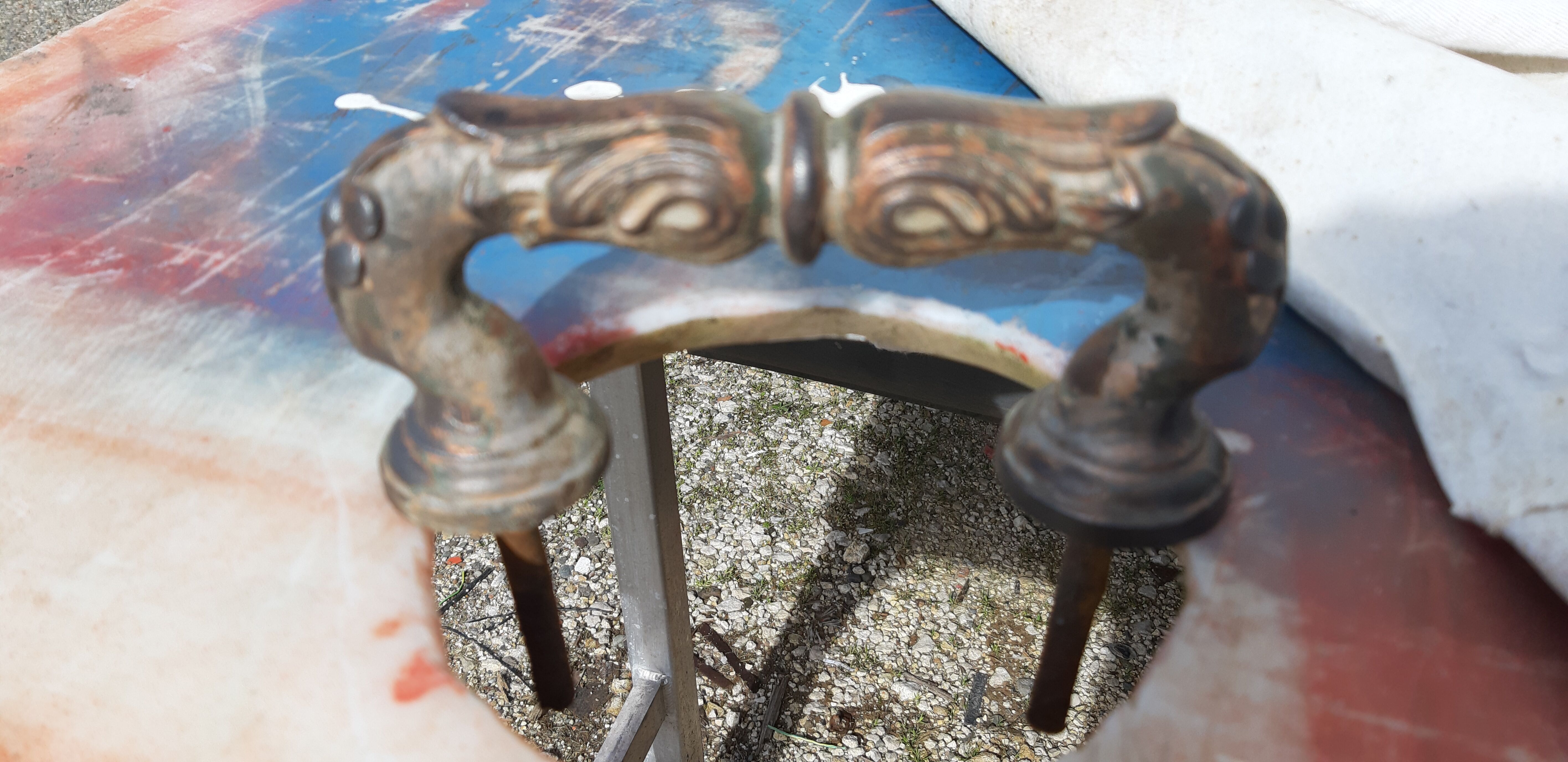 Cast iron door handle 1900