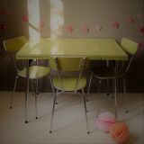 Anise vintage formica table