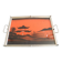 Art Deco style Asian plateau antique pagoda tray Japonais decor