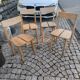 Set of 4 coffee grain model chairs by pierre gautier delaye 1965