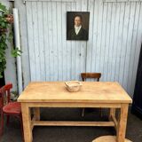 Table de ferme en chêne