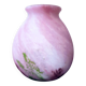 Vase Art Déco en verre marmoréen  Verrerie de Lagny, circa 1930