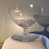 10 Coupes à champagne en cristal taillé, Circa 1930