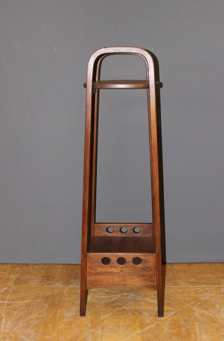 Sellette By Josef Hoffmann In Curved Wood