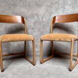 Pair of Baumann Traineau chairs