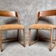 Pair of Baumann Traineau chairs