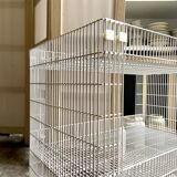 White metal service on wheels trolley