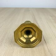 Vintage gold-plated brass candlestick