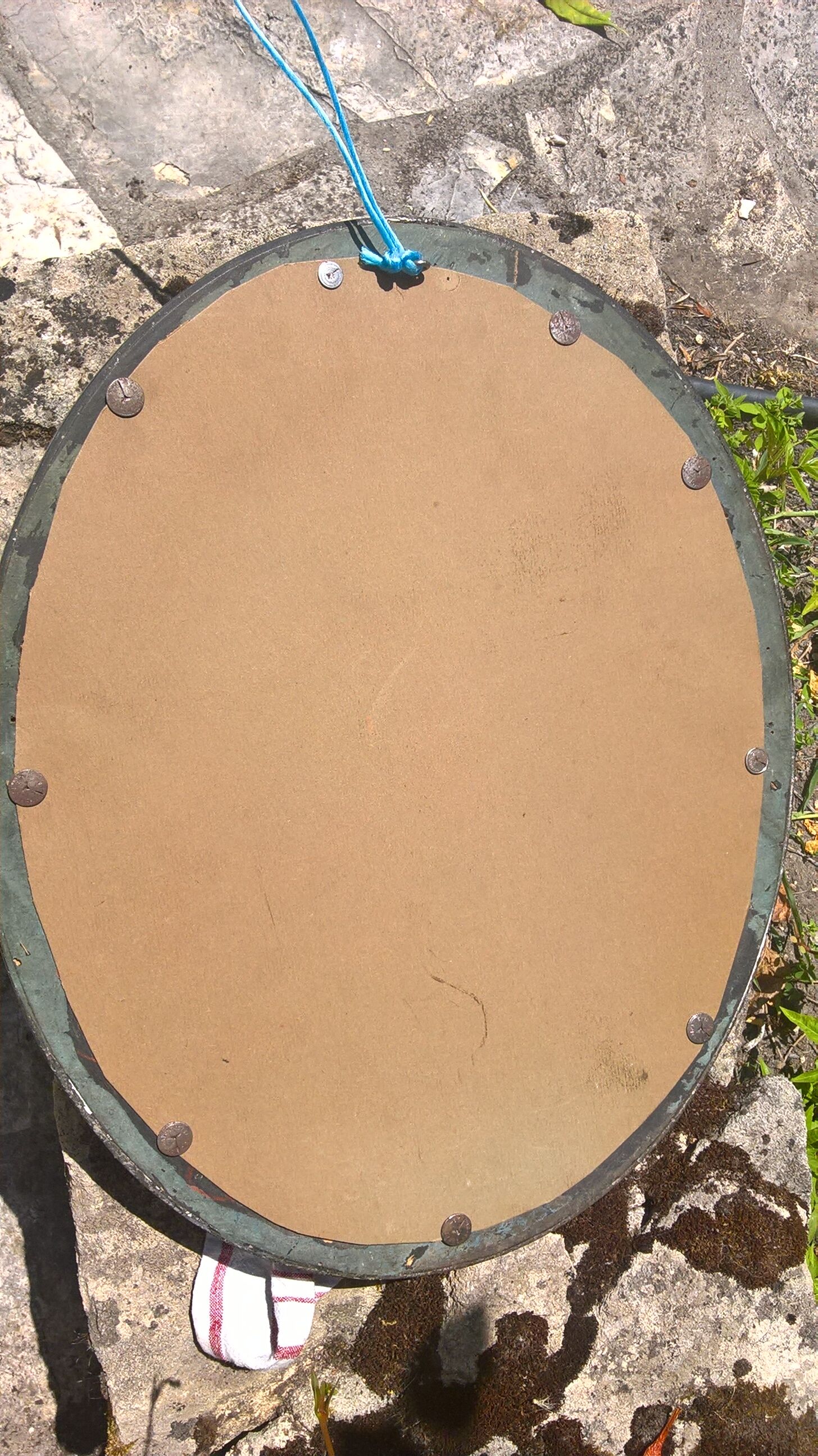 Mirror says "eye of the witch" time Napoleon lll 42x35cm