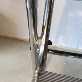 Set of 3 aluminum bistro chairs