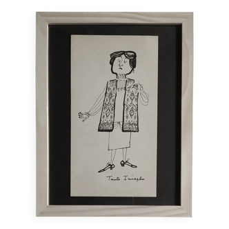 Illustration daninos -family series- " aunt iniaplu "