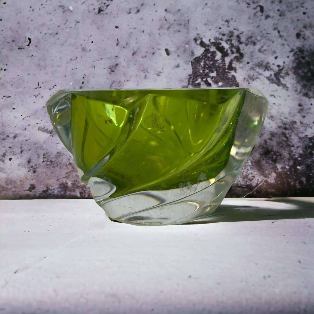 Vintage glass ashtray valt saint lambert