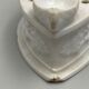 Inkwell late eighteenth early nineteenth white porcelain antique decoration