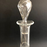 Etched glass carafe