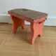 Marche pied en bois ancien