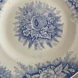 Set of 2 St Amand ironstone plates, Jardinière model