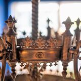 Large Antique Metal Chandelier