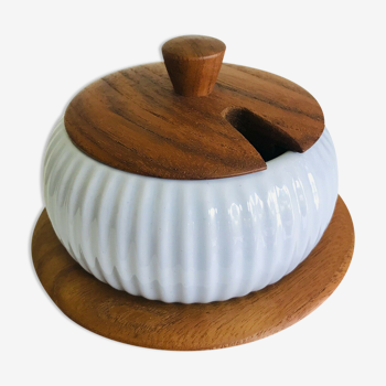 Pot à condiment design scandinave 1950