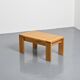 Table basse en pin Les Arcs, circa 1970