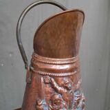 Copper coal bucket