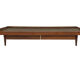Méridienne vintage mid century en teck