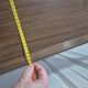 desserte pliante a roulettes avec plateau bois ossature metallique