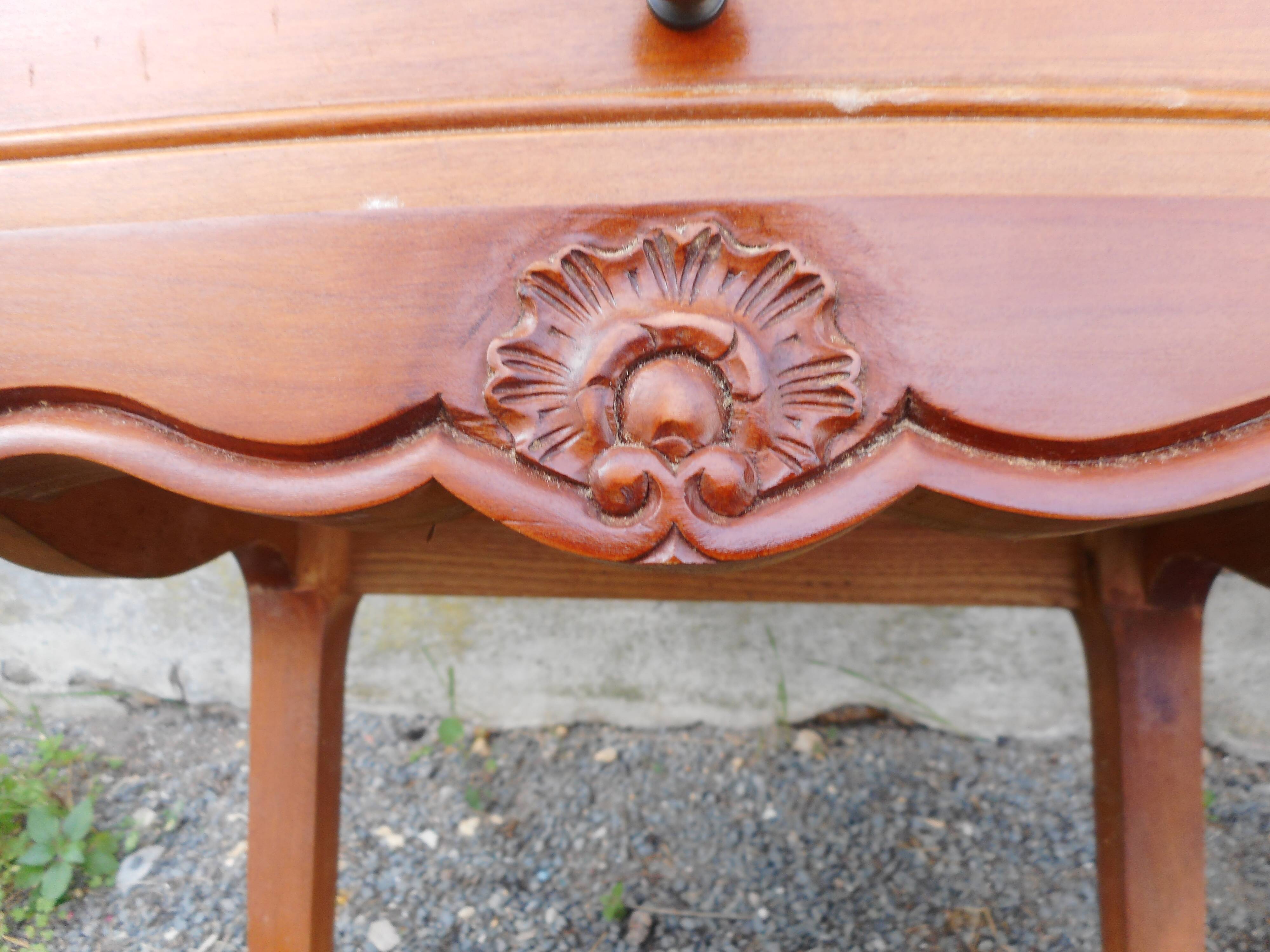 Pair of cherry bedside tables