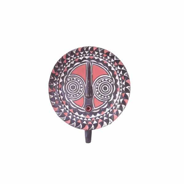 Masque solaire du Burkina Faso en bois