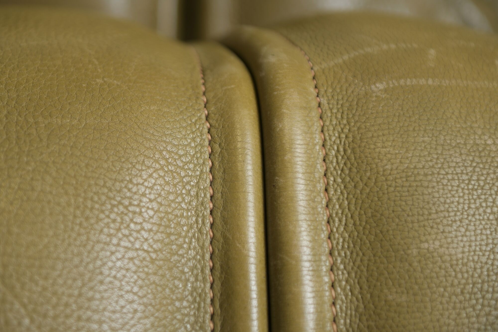 DS-12 modular vintage set in green leather by Team de Sede for De Sede Swiss