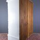 Solid pine 2-door armoire, ca. 1920s