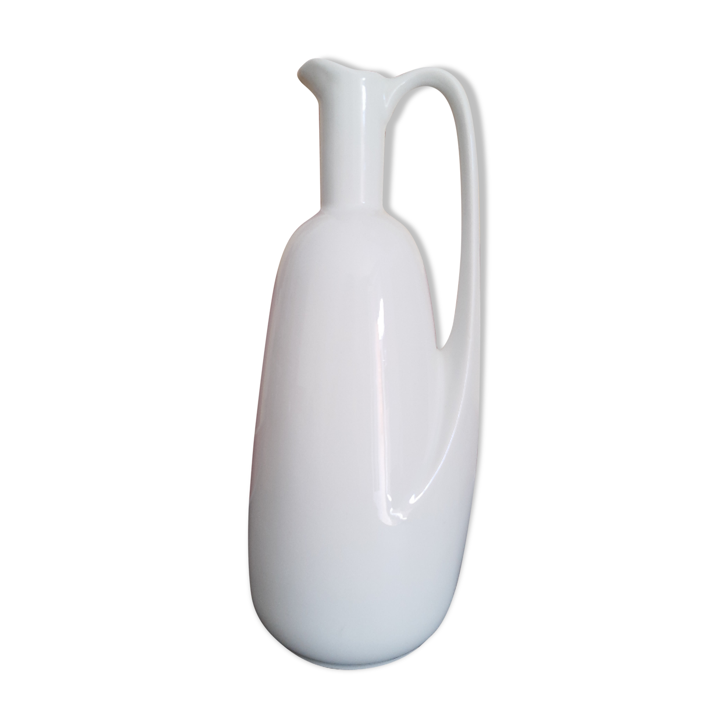 French white porcelain pitcher