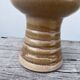 Vase en grès beige 1970