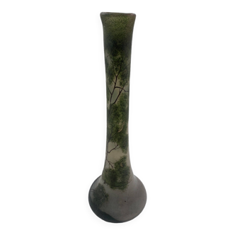 Glass soliflore vase